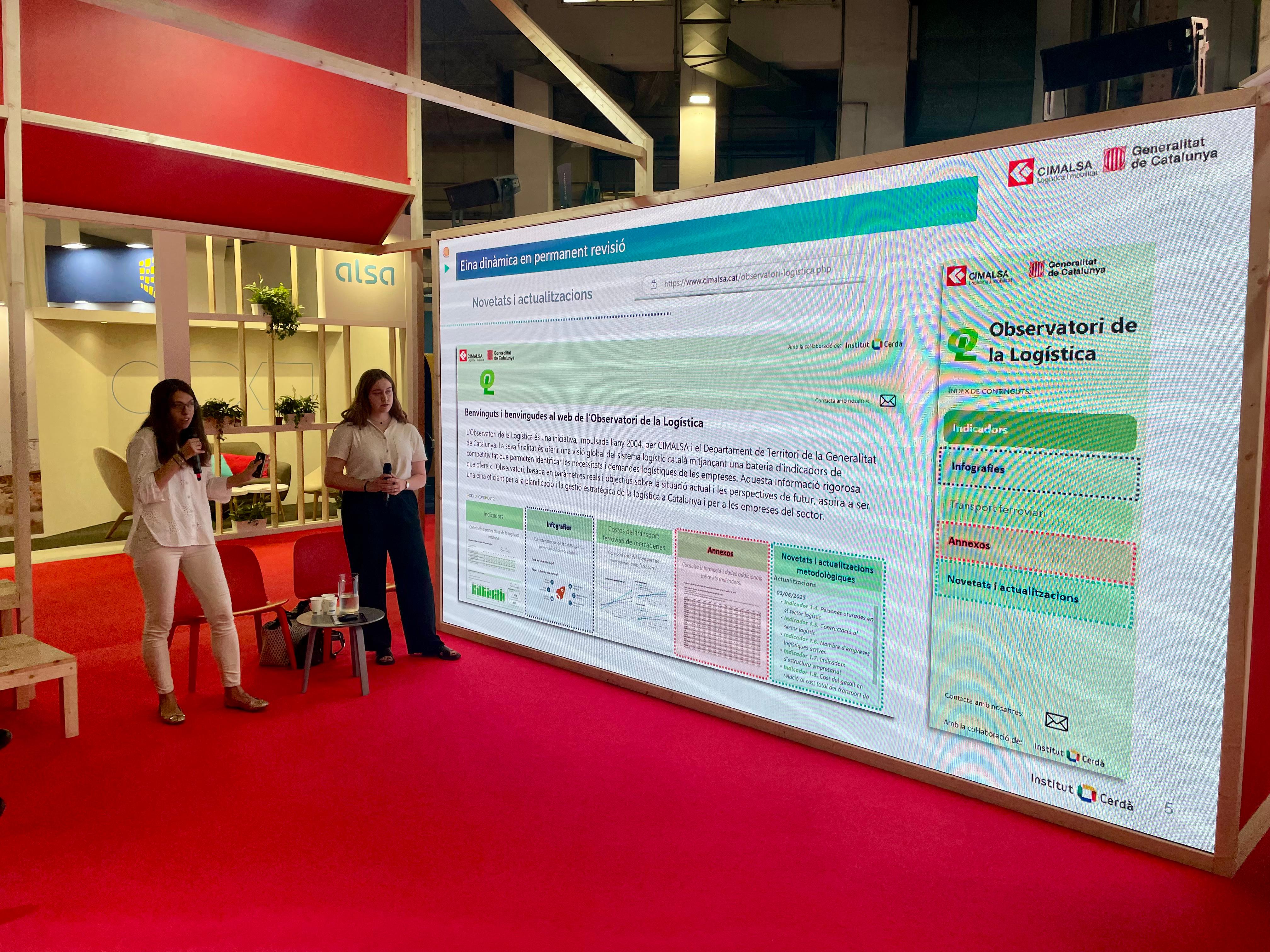 CIMALSA fa del seu estand un espai per compartir coneixement aplicat i impulsar la competitivitat logística